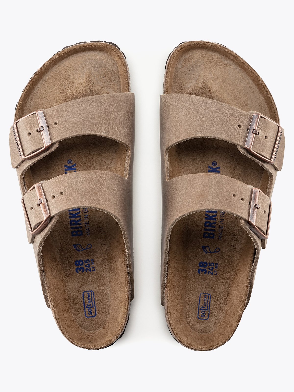 Birkenstock Arizona SFB Oiled Nubuck Tobacco Brown