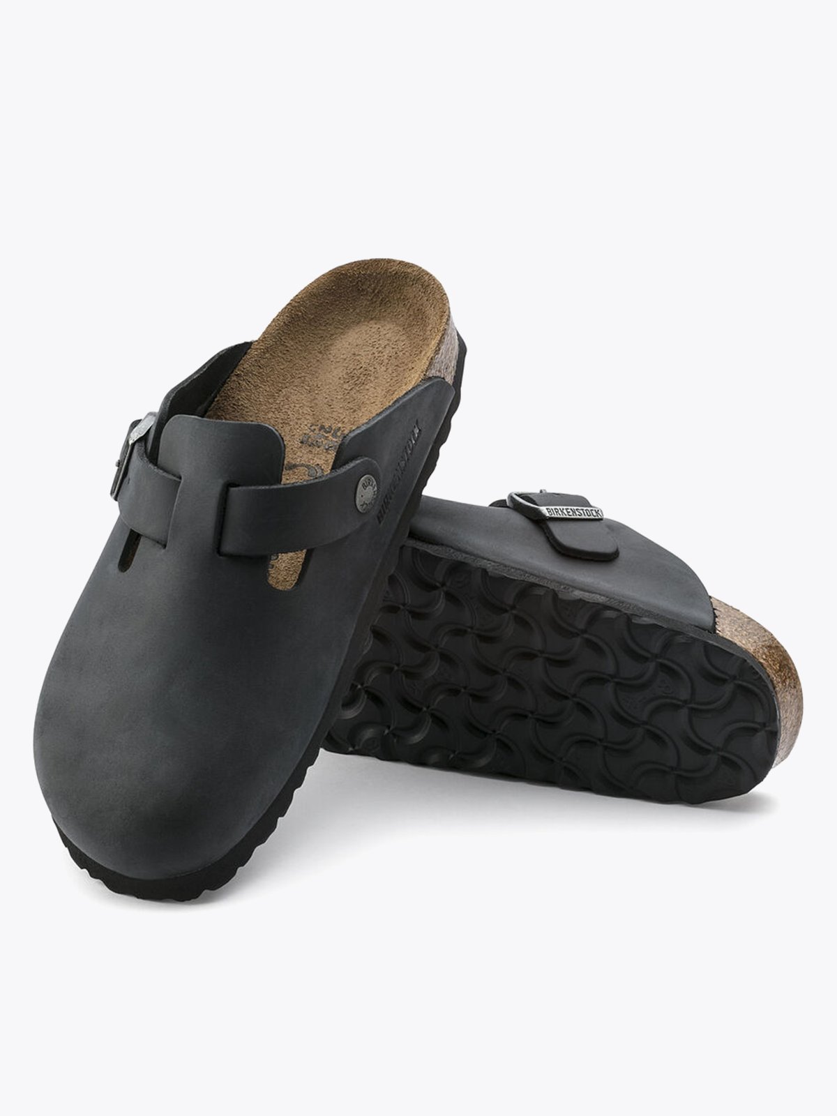 Birkenstock Boston Oiled Leather Black