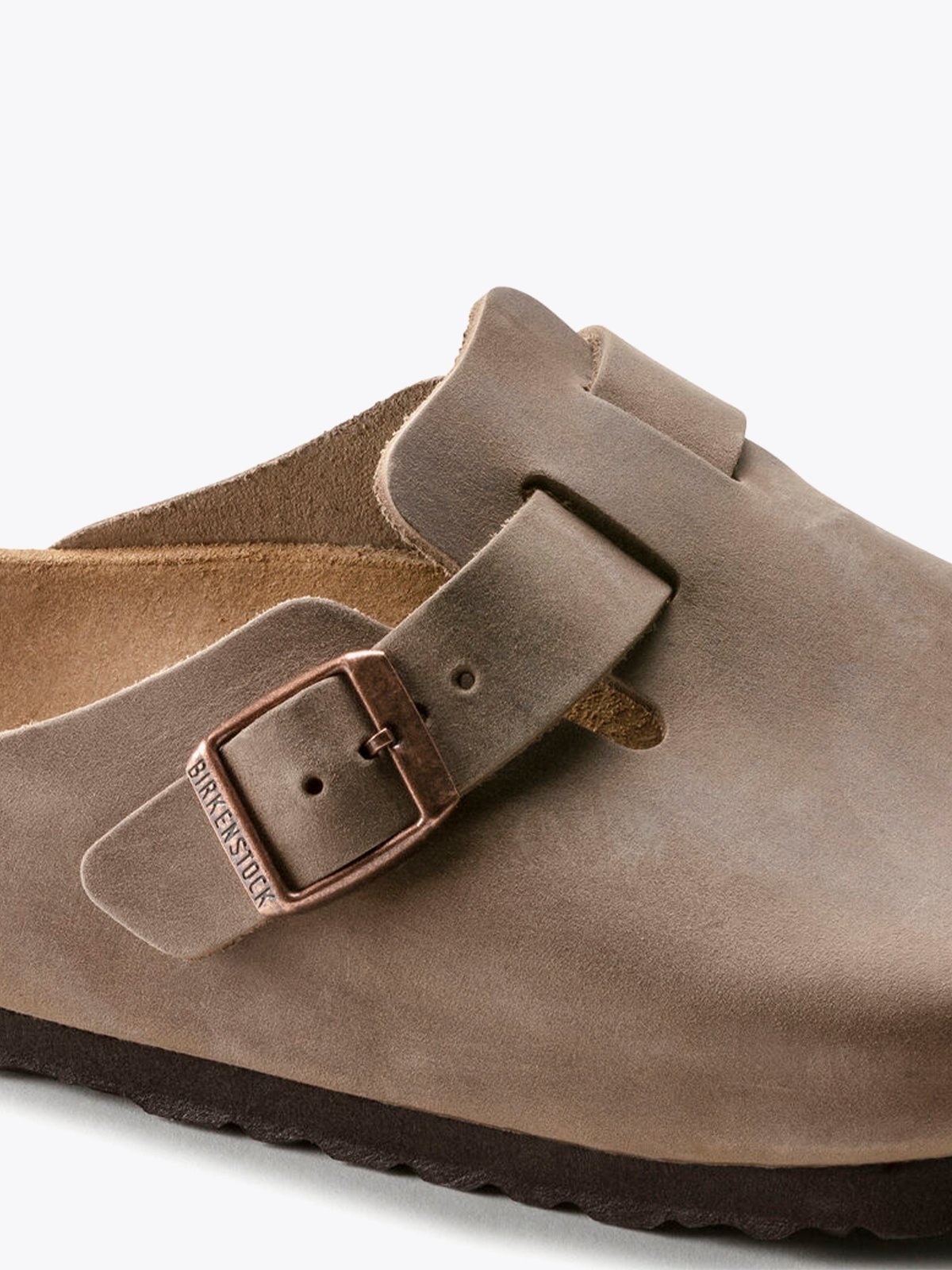 Birkenstock Boston Oiled Leather Tobacco Brown