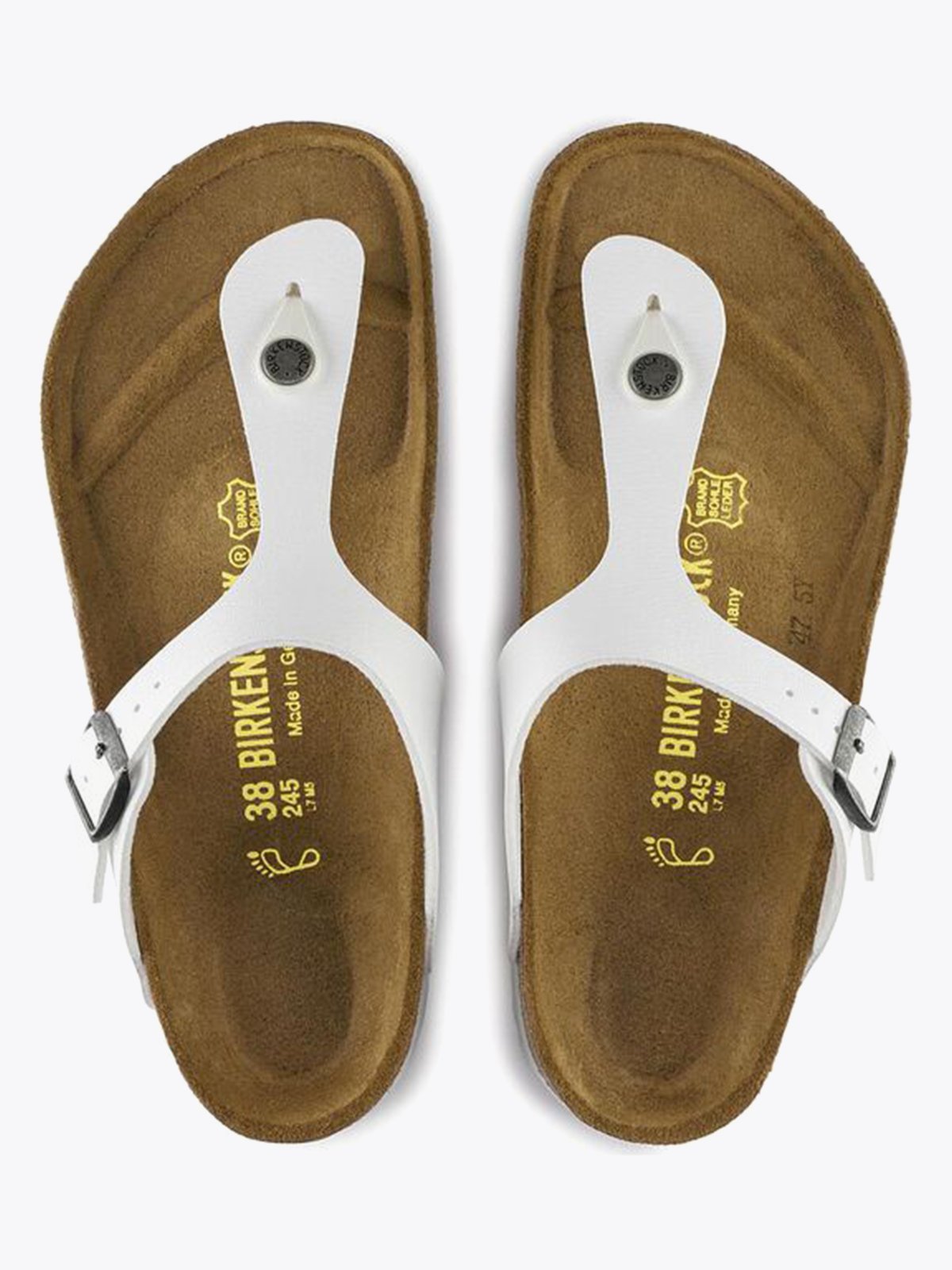 Birkenstock Gizeh Birko-Flor White