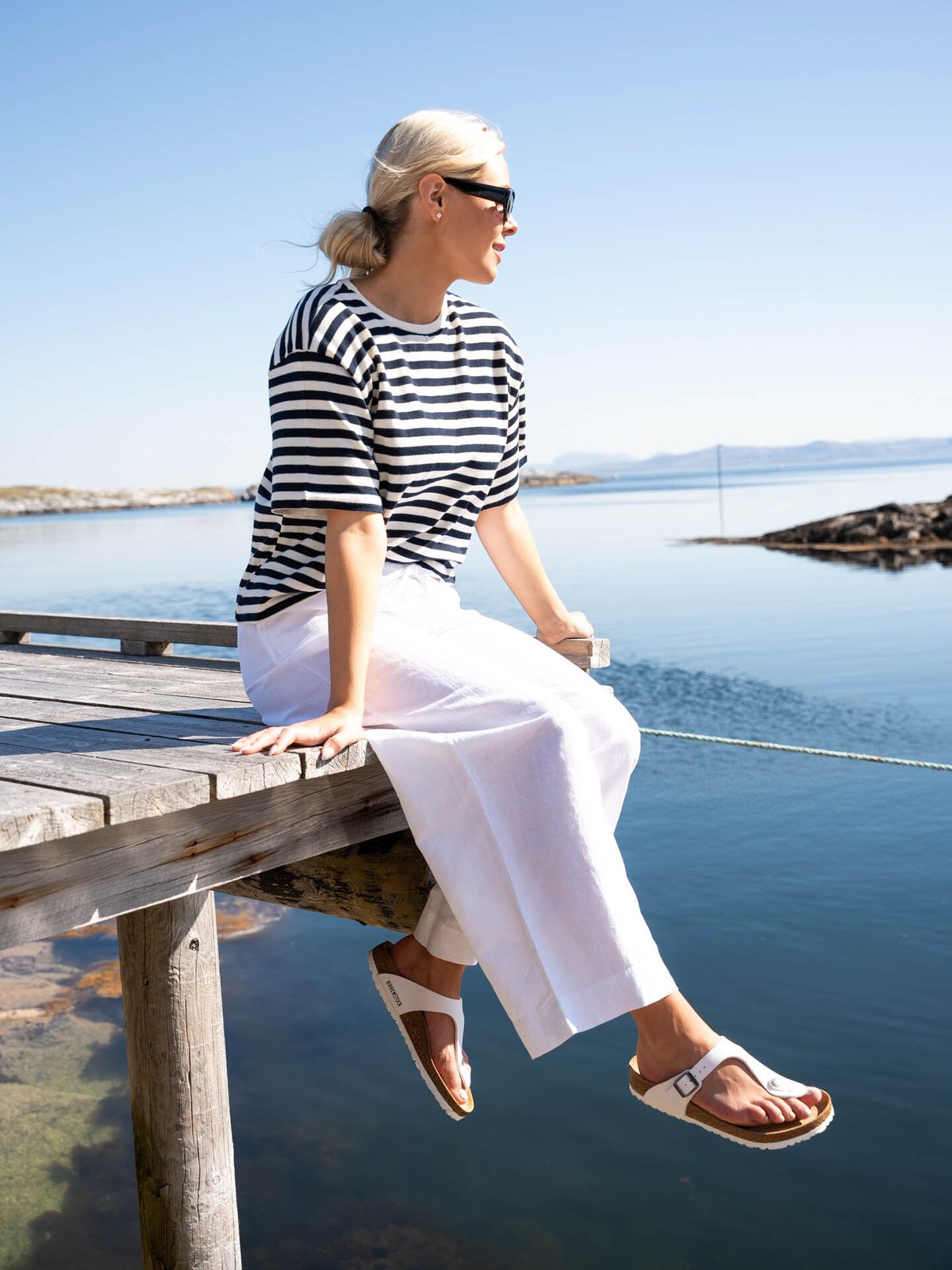 Birkenstock Gizeh Birko-Flor White