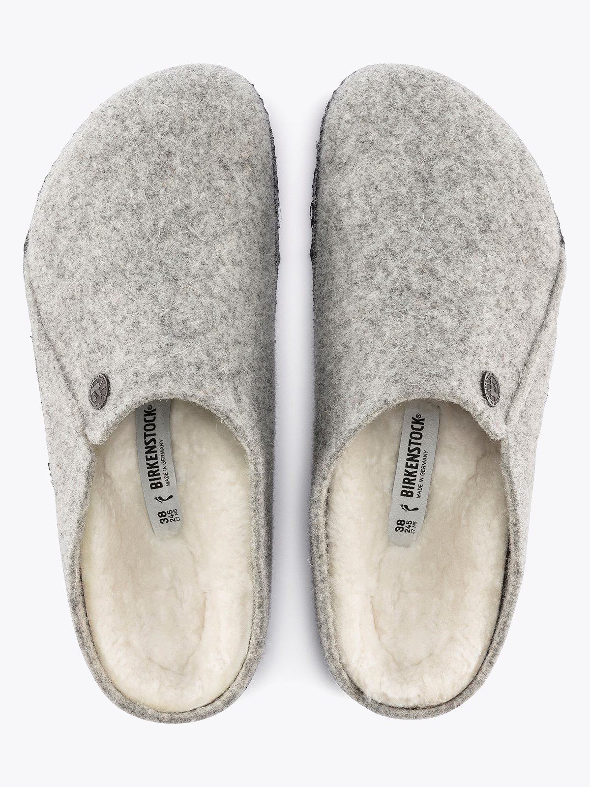 Birkenstock Zermatt Shearling Light Grey