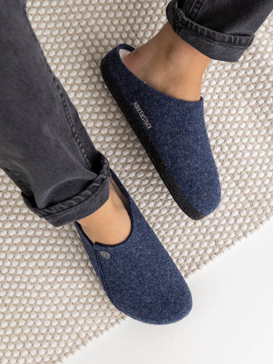 Birkenstock Zermatt Shearling Dark Blue