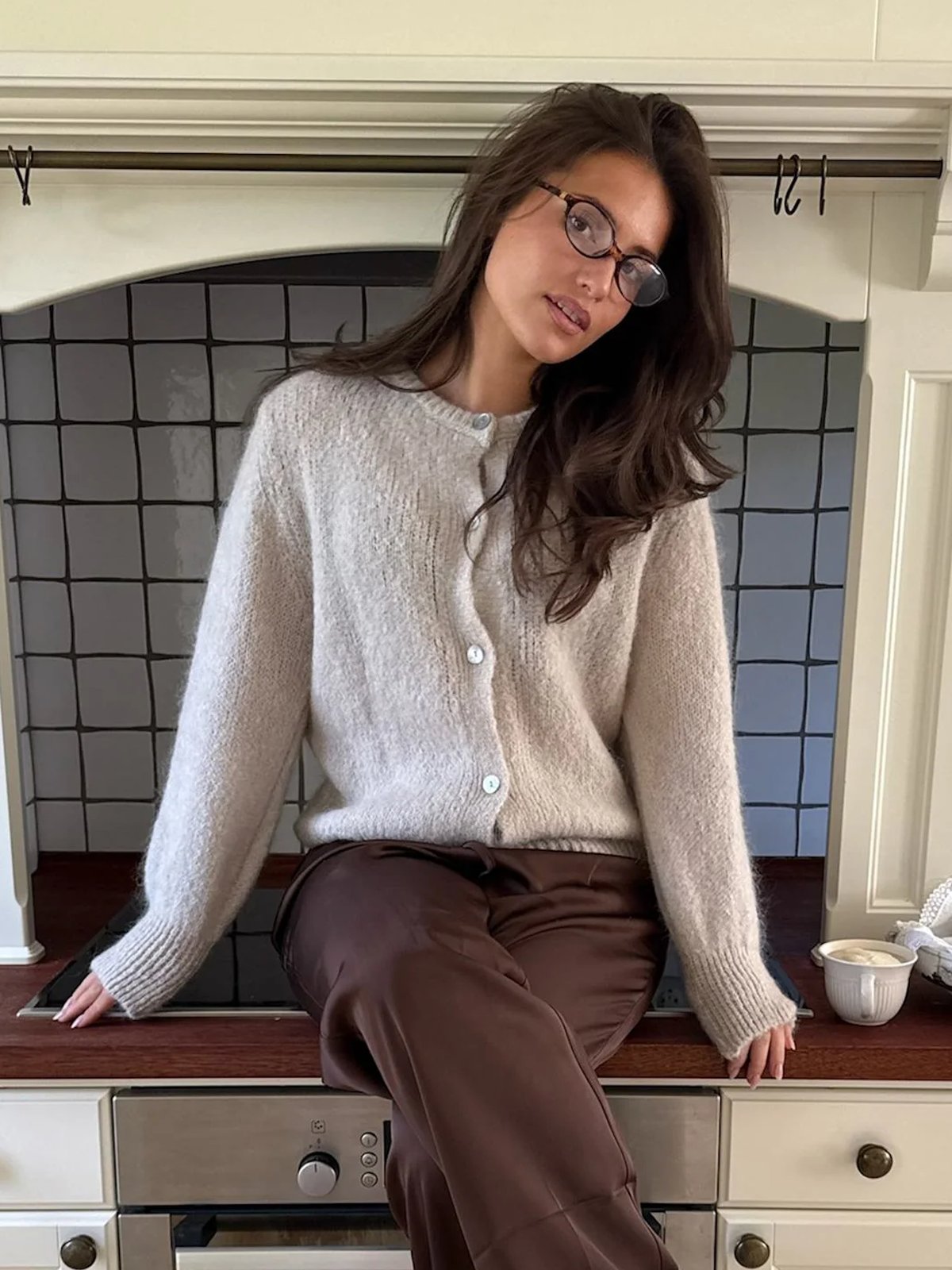 BYIC IdaIC Cardigan Beige