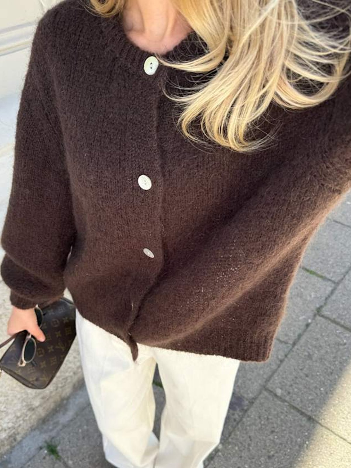 BYIC IdaIC Cardigan Dark Brown