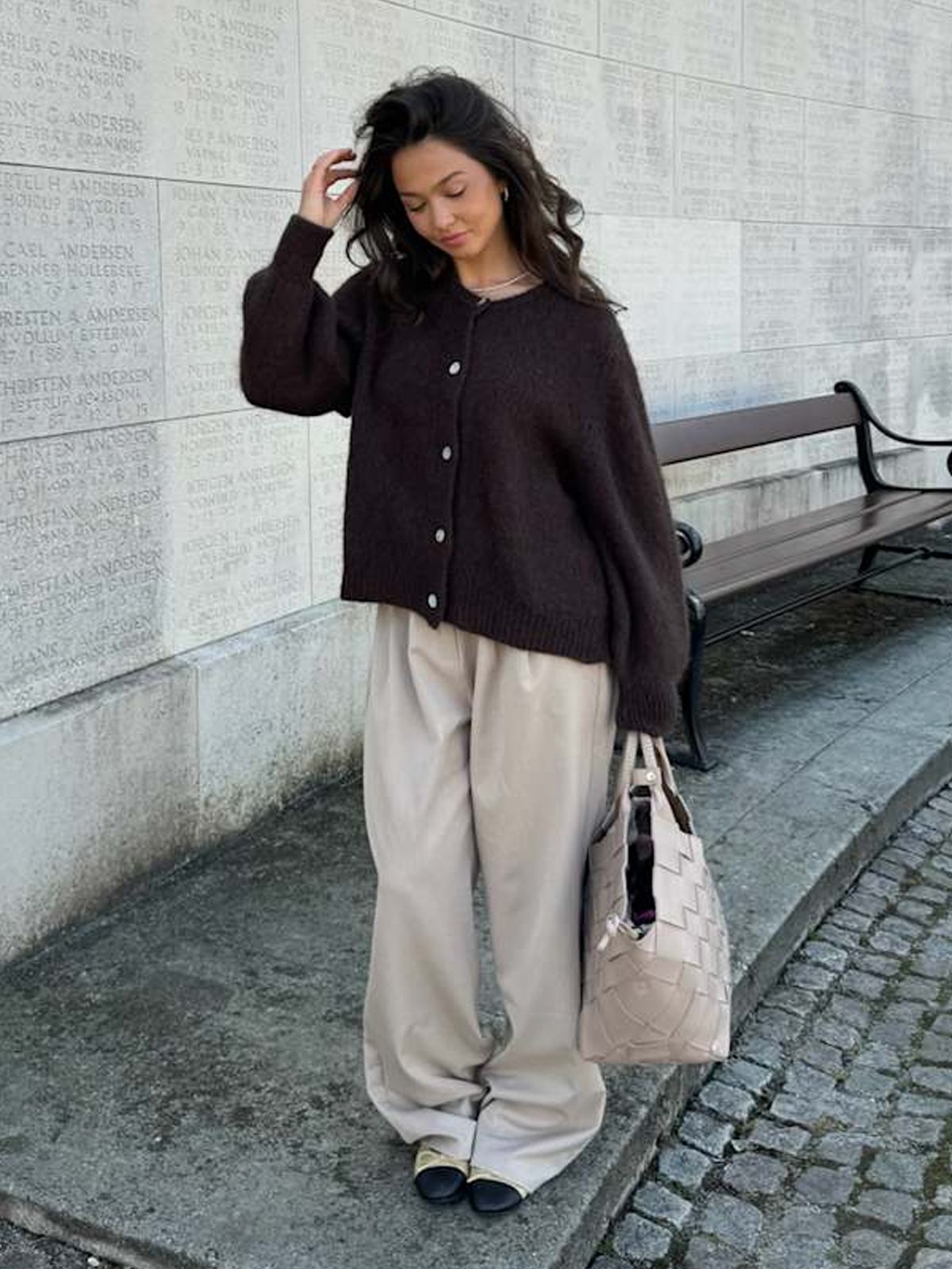 BYIC IdaIC Cardigan Dark Brown