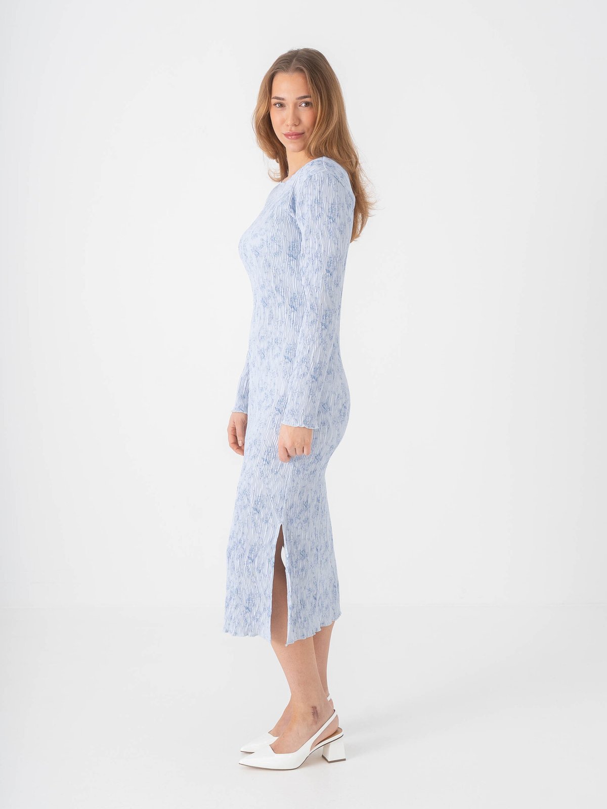 BYIC Oda Dress Soft Blue Blossom