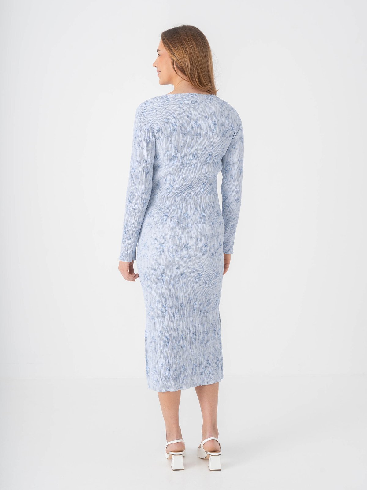 BYIC Oda Dress Soft Blue Blossom