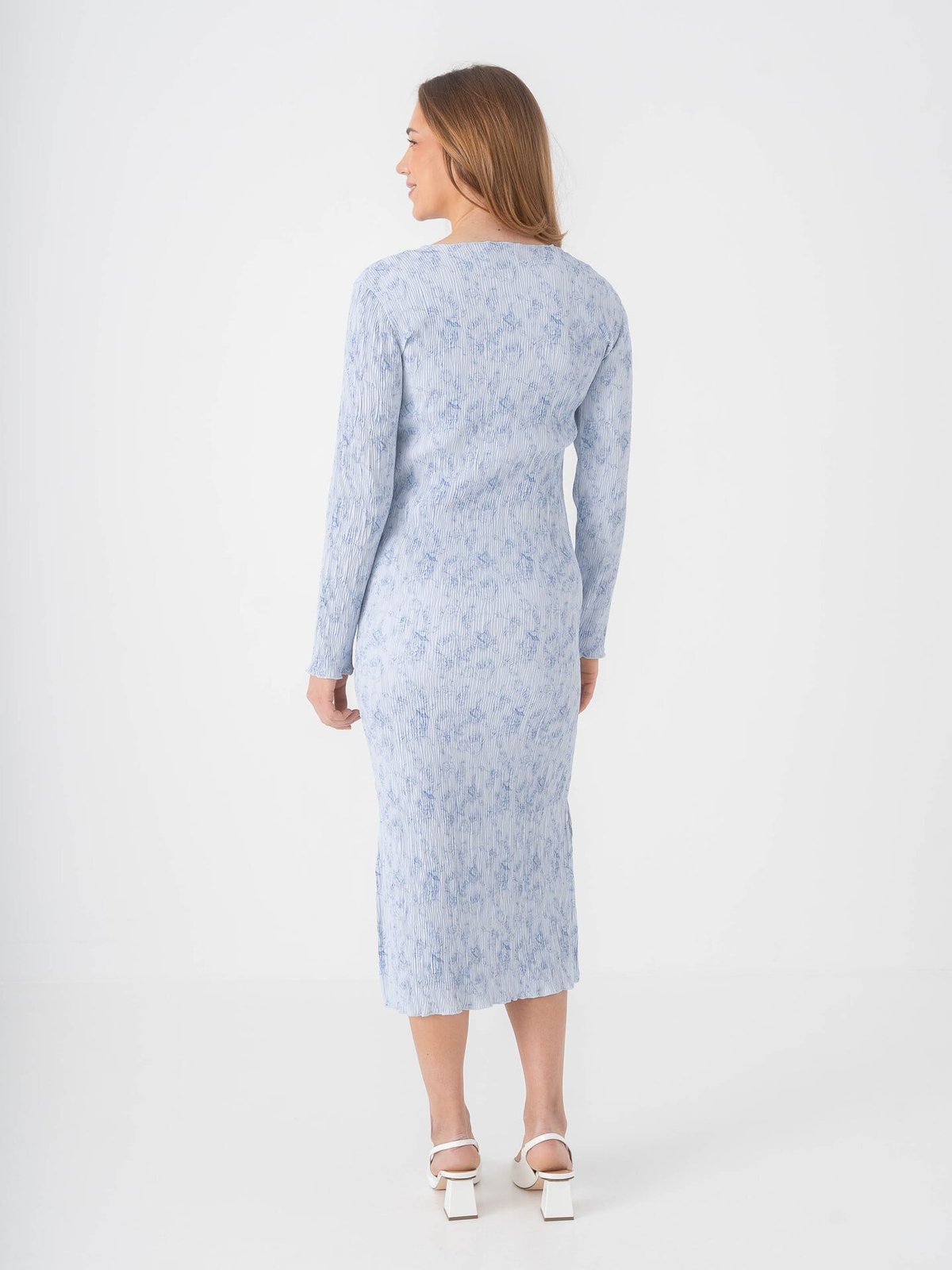 BYIC Oda Dress Soft Blue Blossom