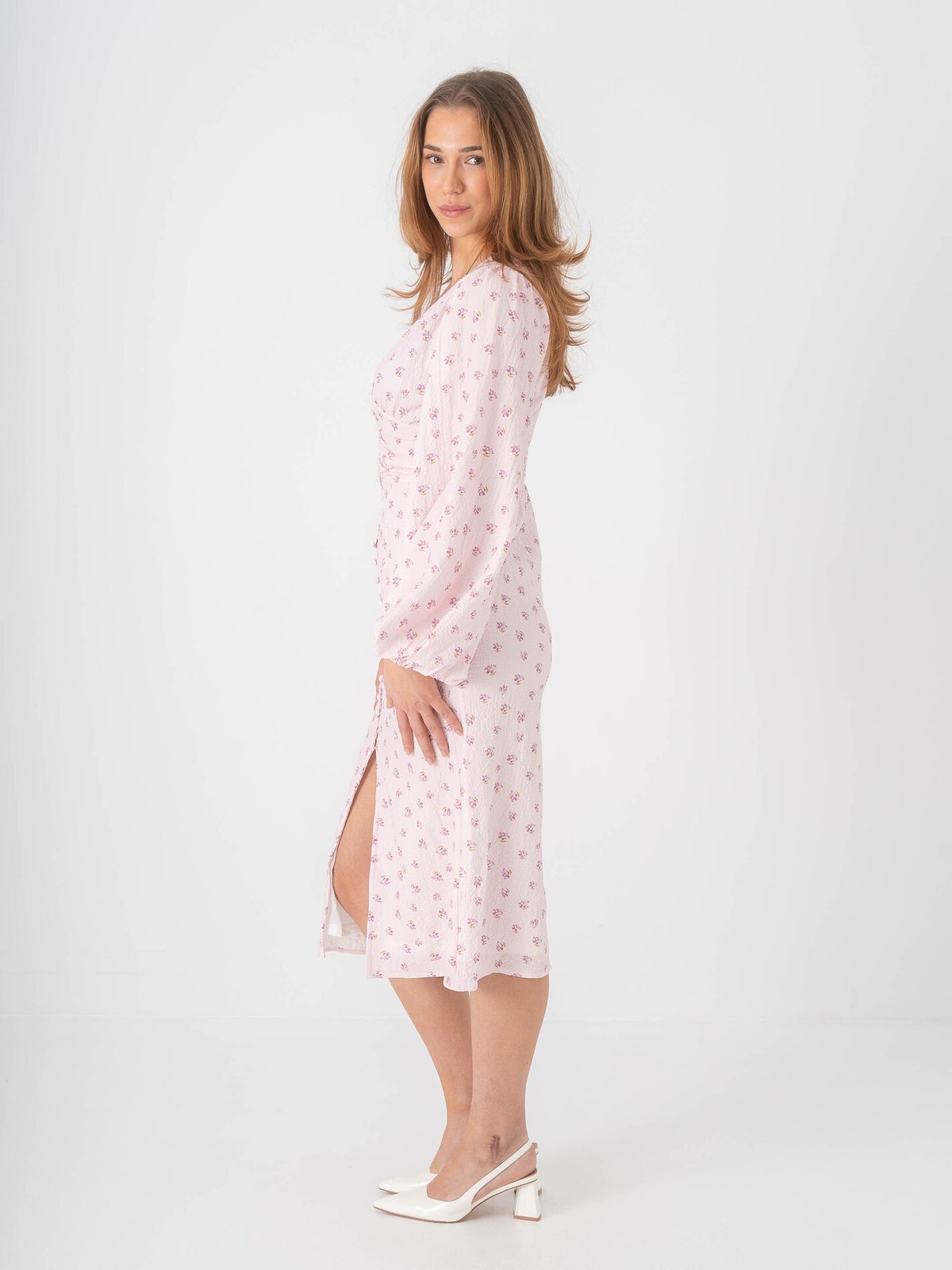 BYIC Ada Long Dress Pink