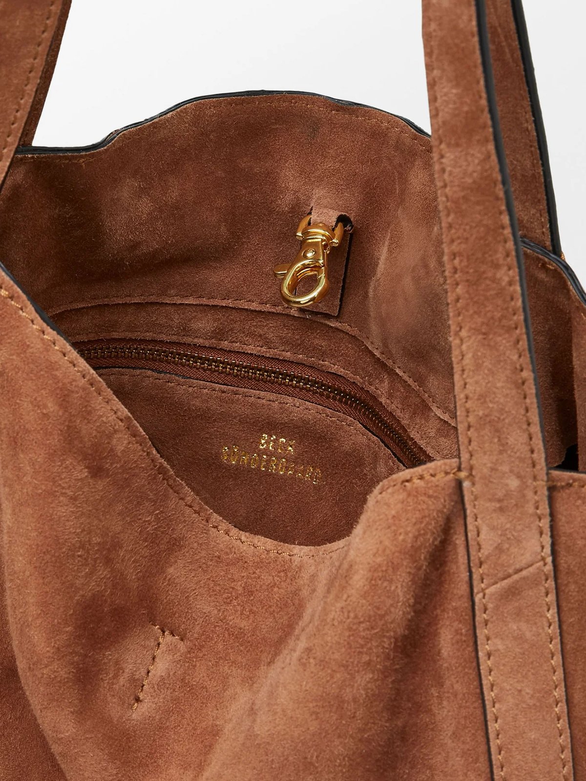Becksöndergaard Suede Eden Bag Brun