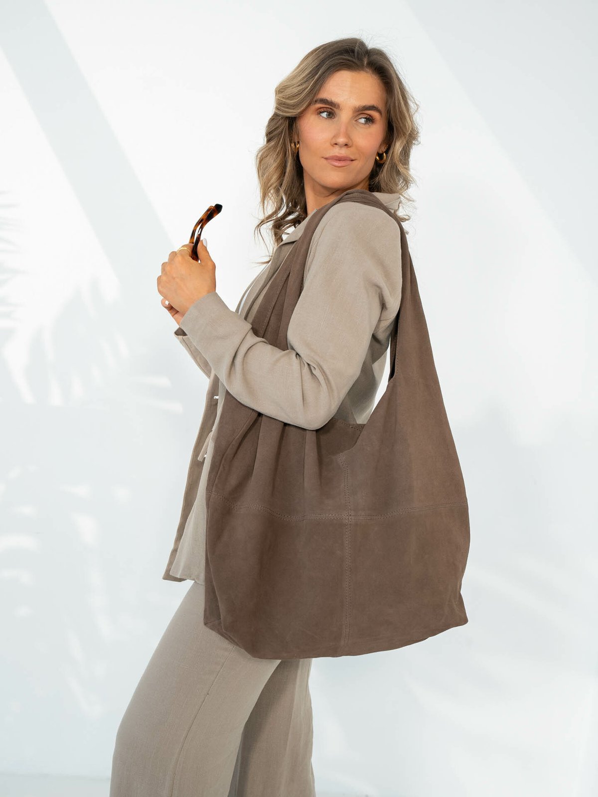Becksöndergaard Suede Dalliea Bag Adobe
