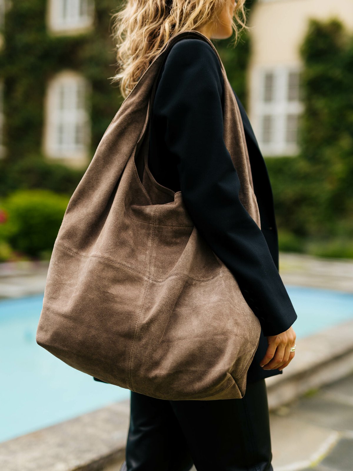 Becksöndergaard Suede Dalliea Bag Hot Fudge Brown