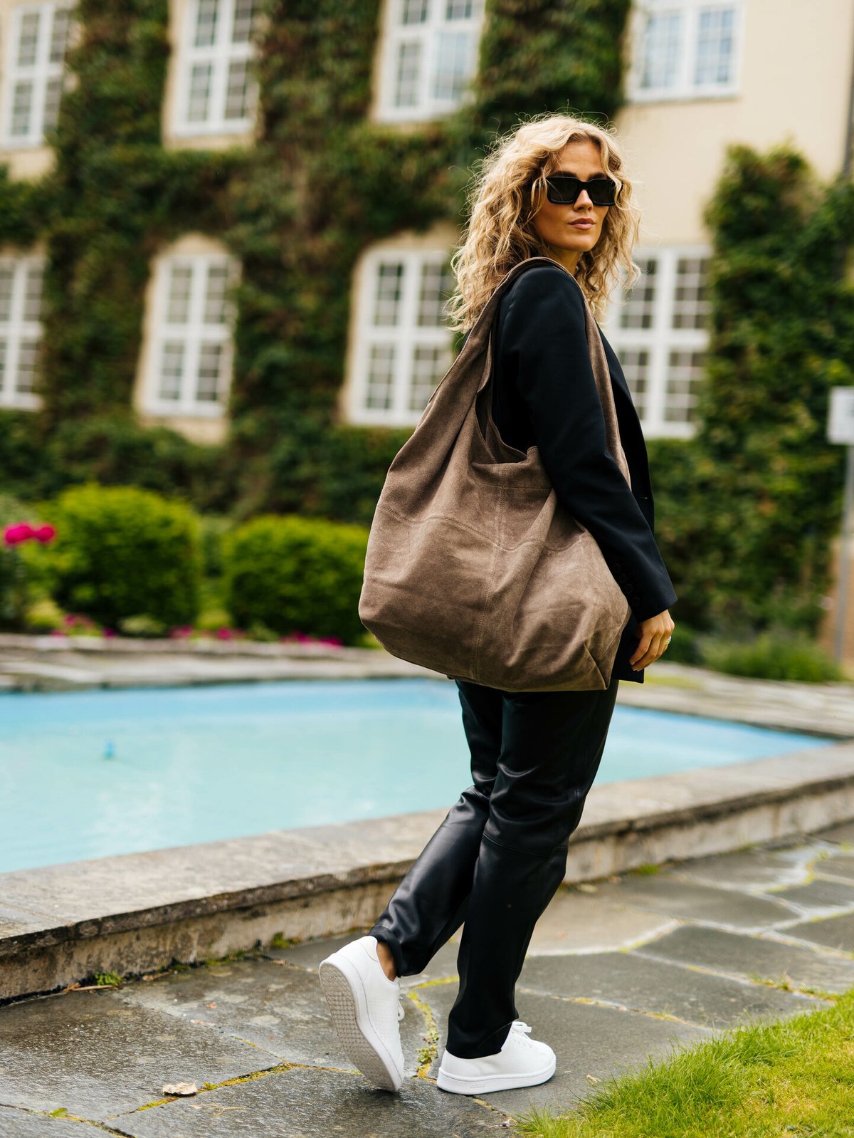 Becksöndergaard Suede Dalliea Bag Hot Fudge Brown