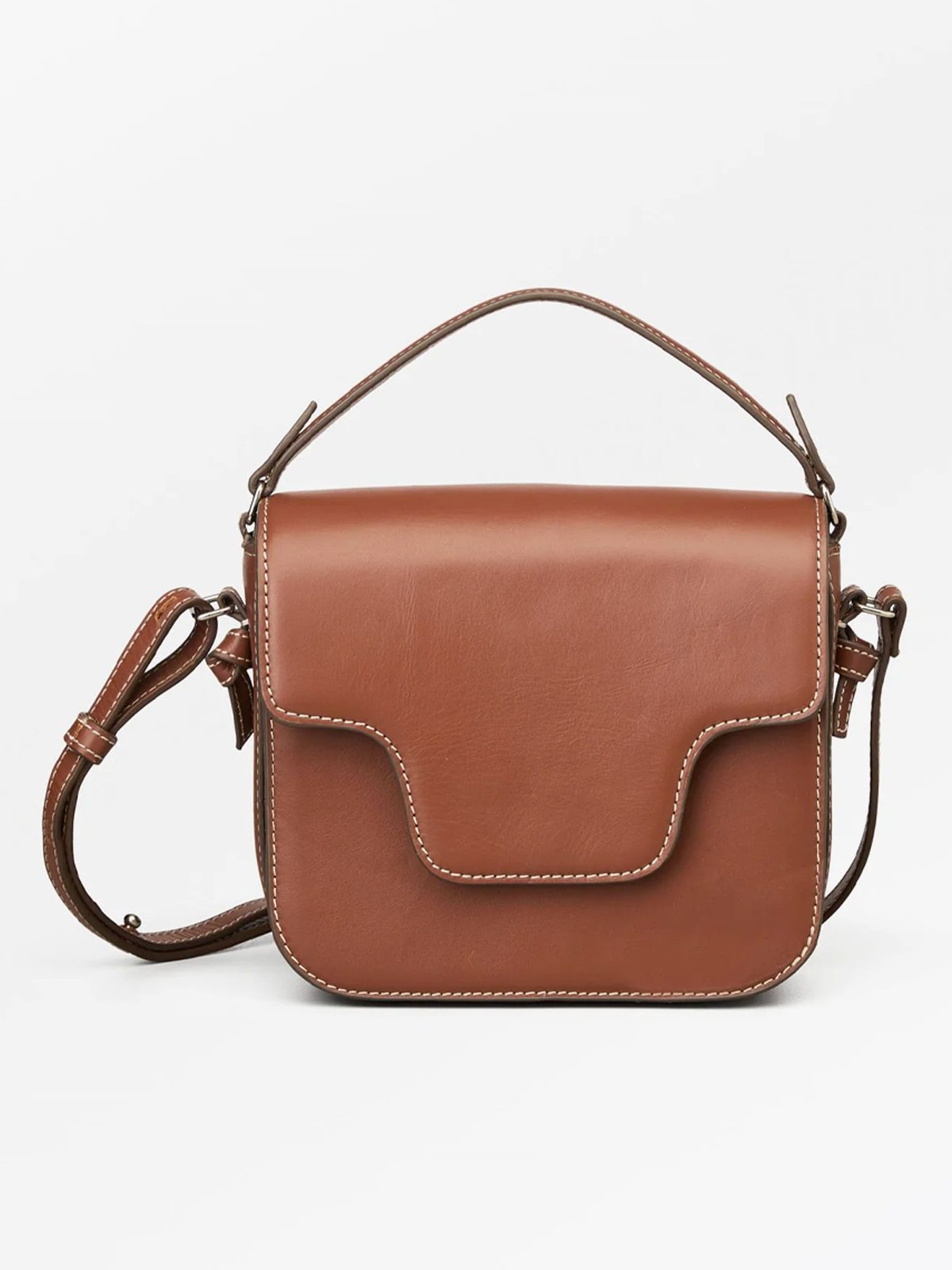 Becksöndergaard Glossy Cow Iris Bag Mocha Brown