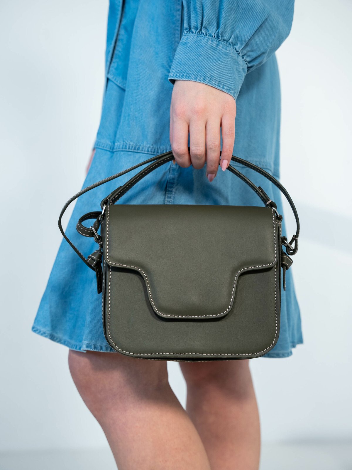 Becksöndergaard Glossy Cow Iris Bag Army