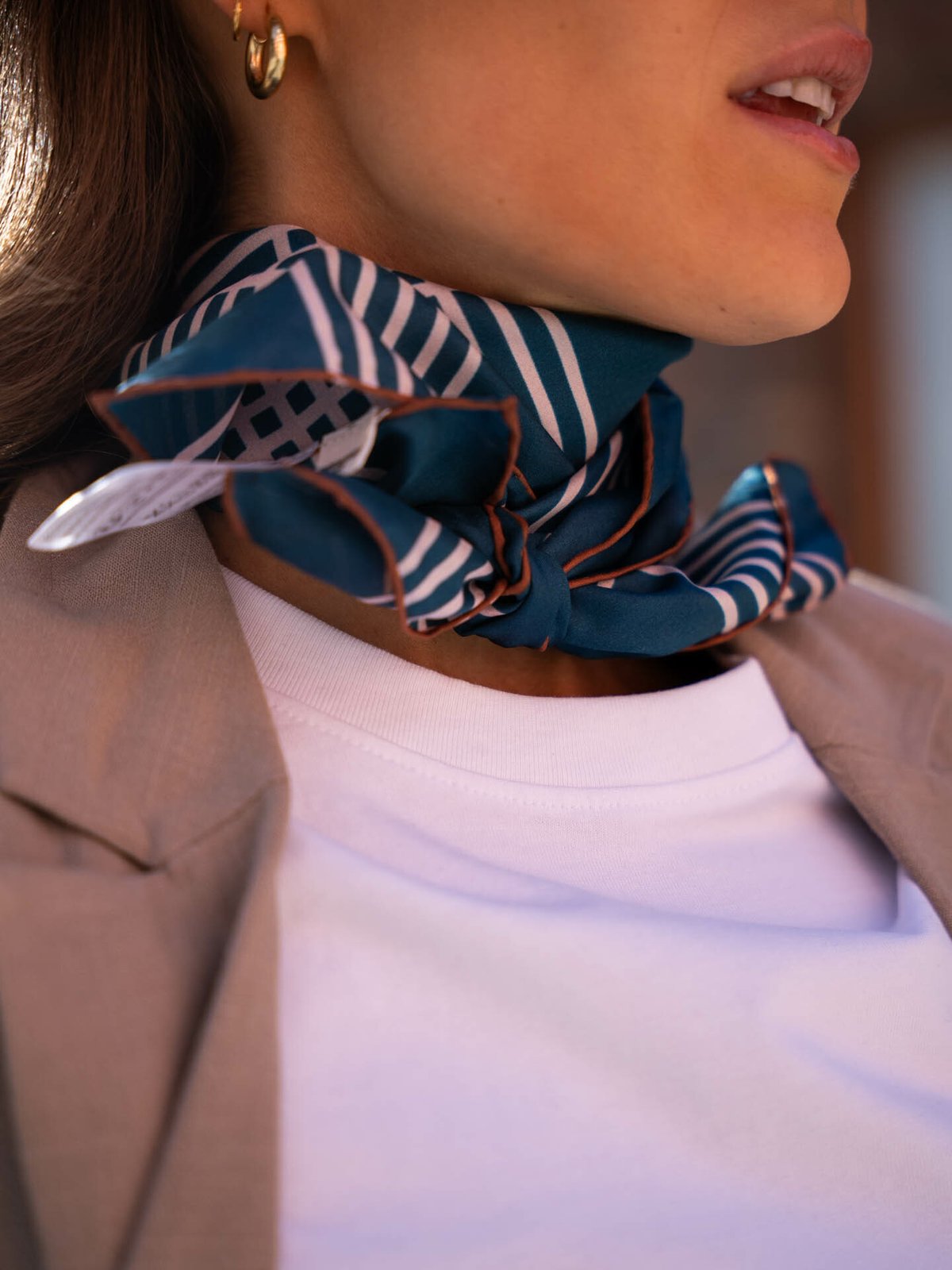 Becksöndergaard Zanla Sia Scarf Legion Blue