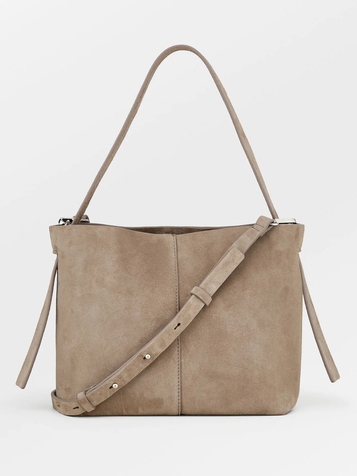 Becksöndergaard Suede Fraya Small Bag Gray