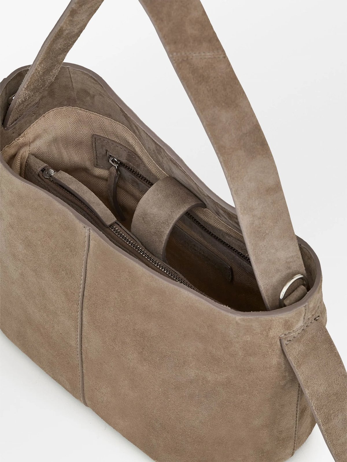 Becksöndergaard Suede Fraya Small Bag Gray
