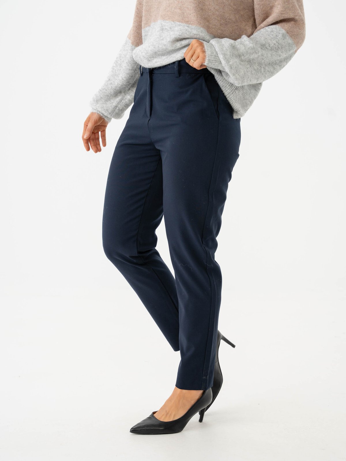 B.YOUNG Danta Pants Crop Copenhagen Night