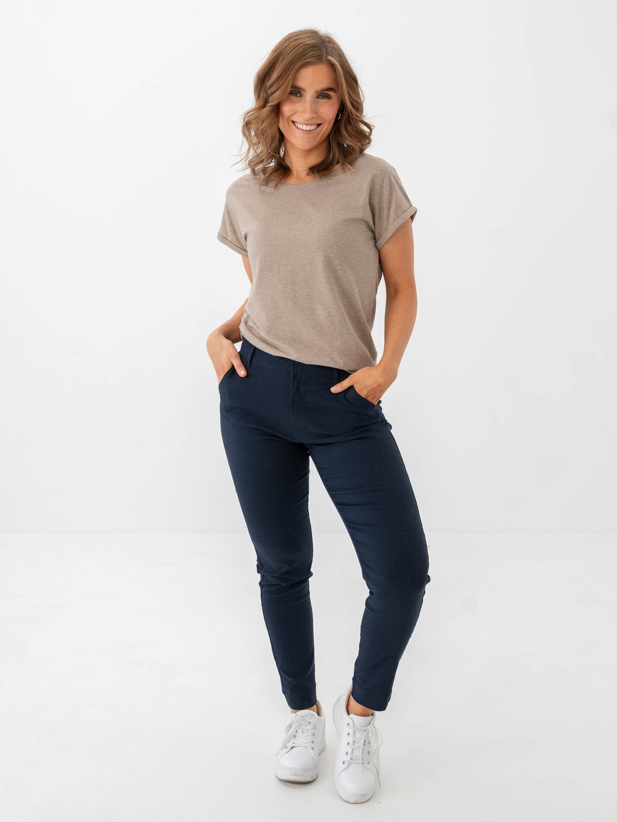 B.YOUNG Pamila T-shirt Roasted Cashew Melange