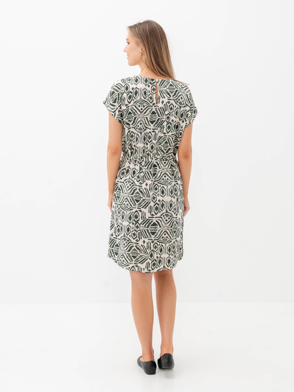 B.YOUNG Mjoella Oneck Dress Ethnic Sea Spray