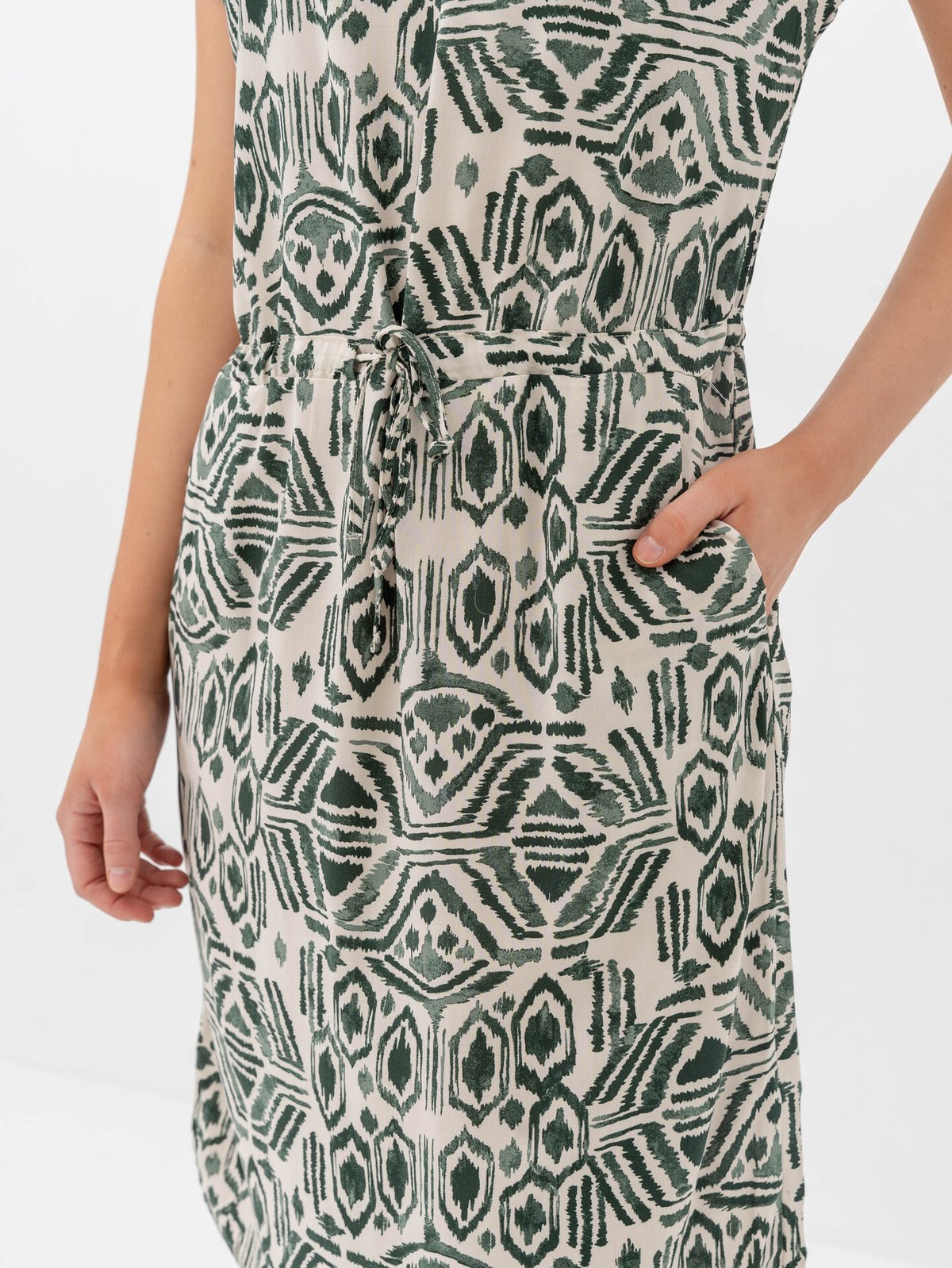 B.YOUNG Mjoella Oneck Dress Ethnic Sea Spray