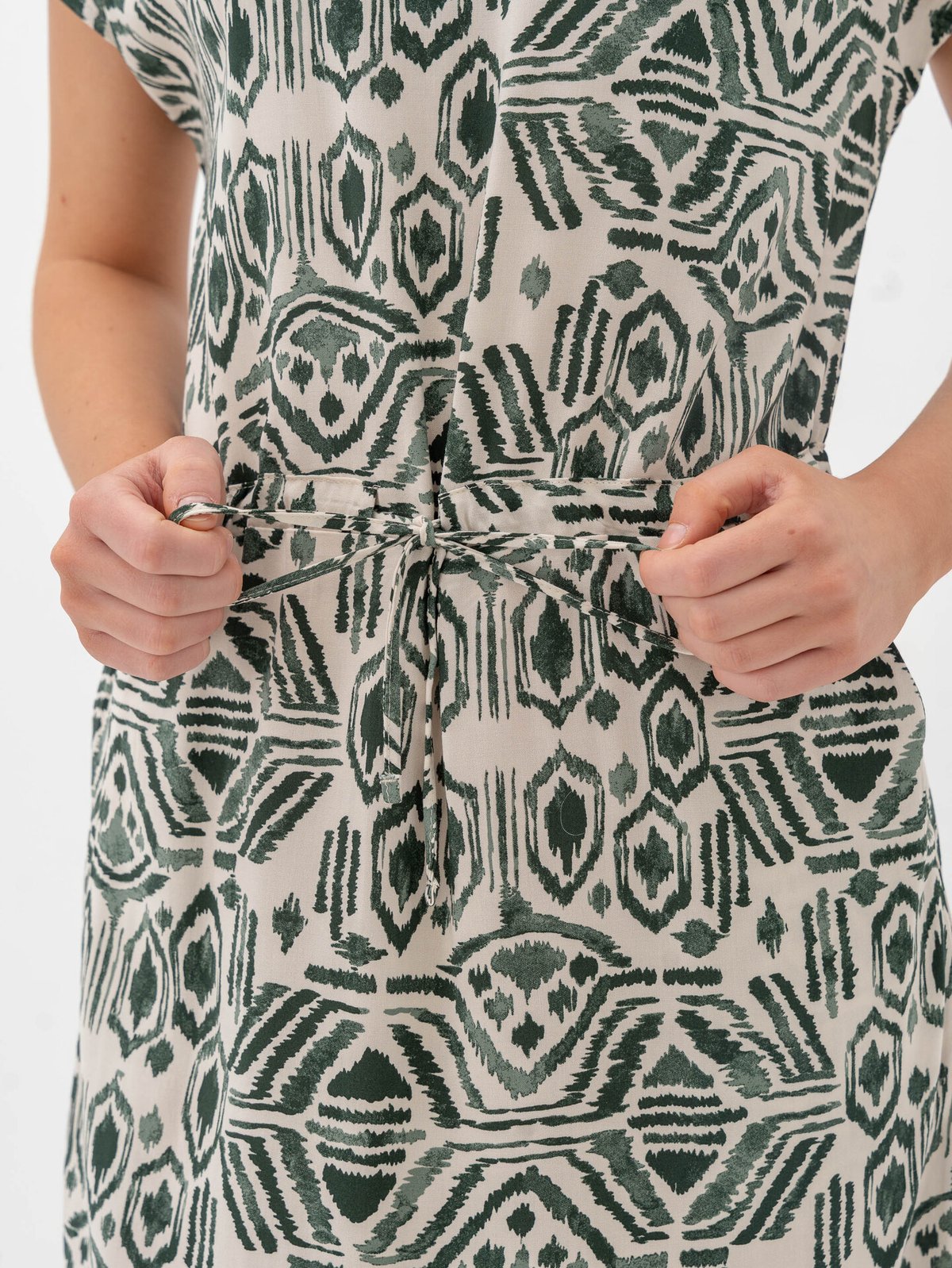 B.YOUNG Mjoella Oneck Dress Ethnic Sea Spray