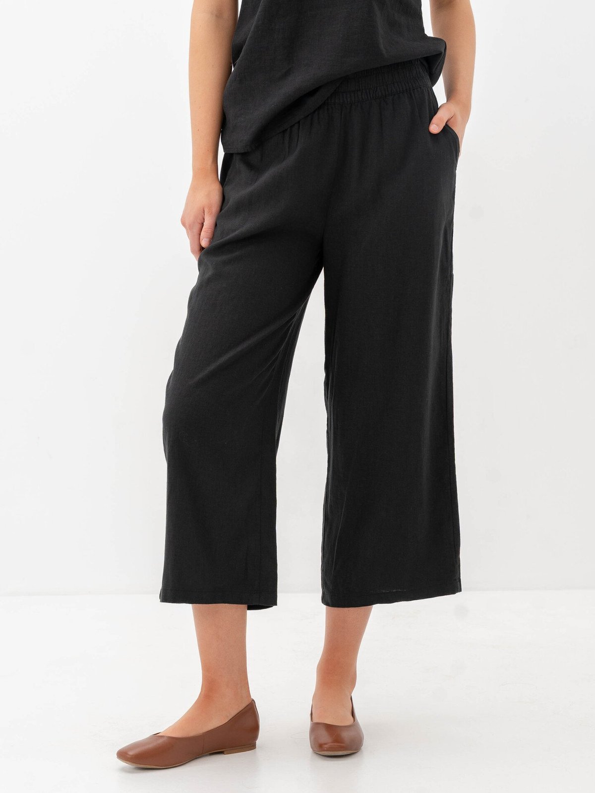 B.YOUNG Falakka Crop Pants Black