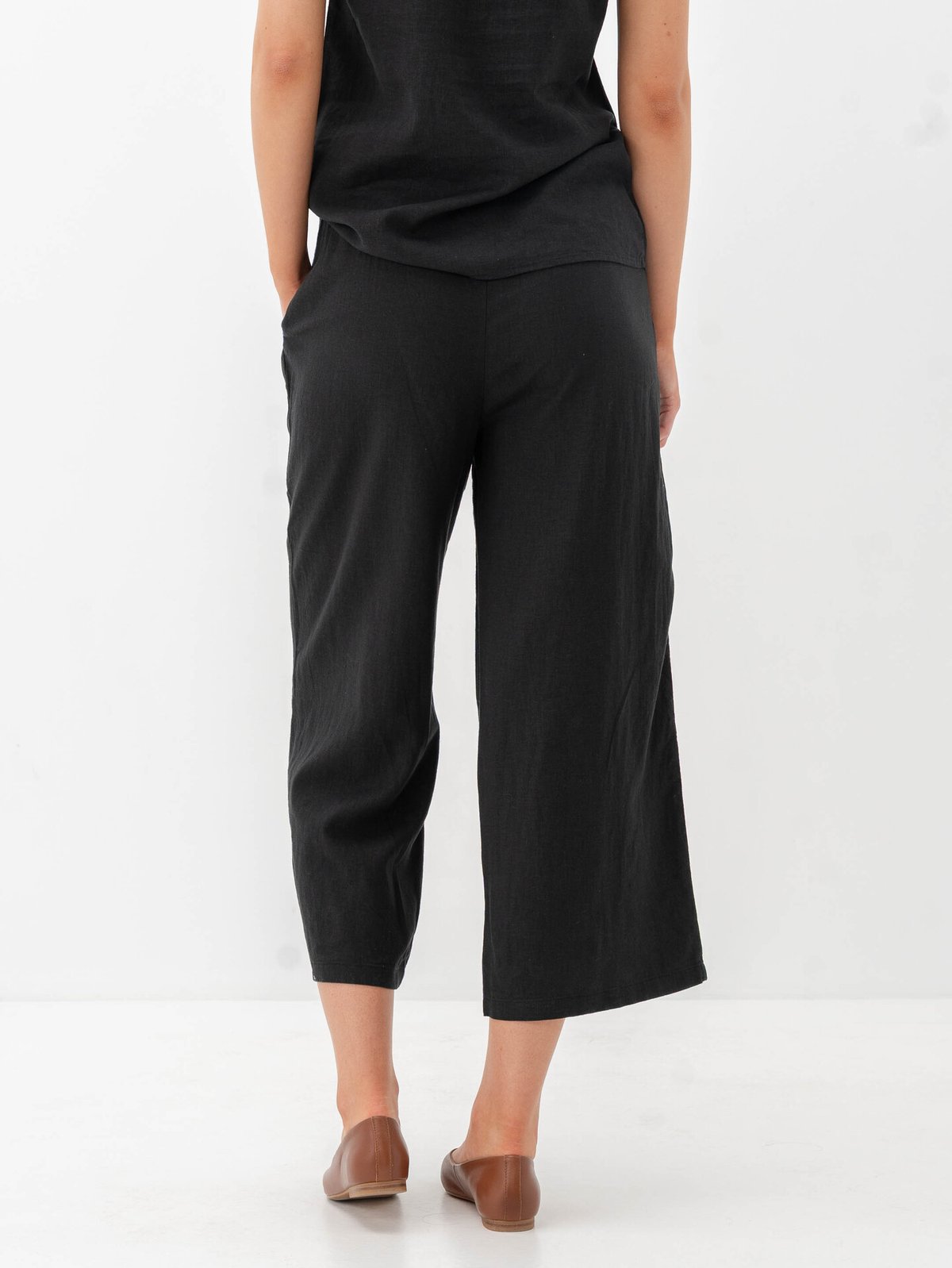B.YOUNG Falakka Crop Pants Black