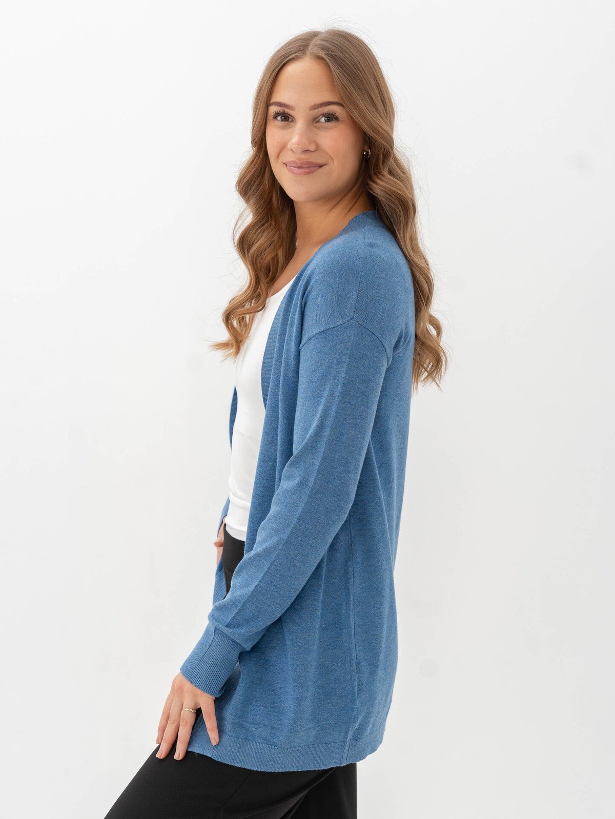 B.YOUNG Morla Long Cardigan Riverside Melange