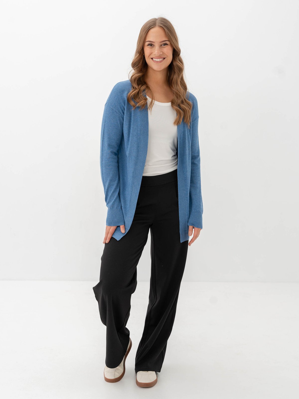 B.YOUNG Morla Long Cardigan Riverside Melange