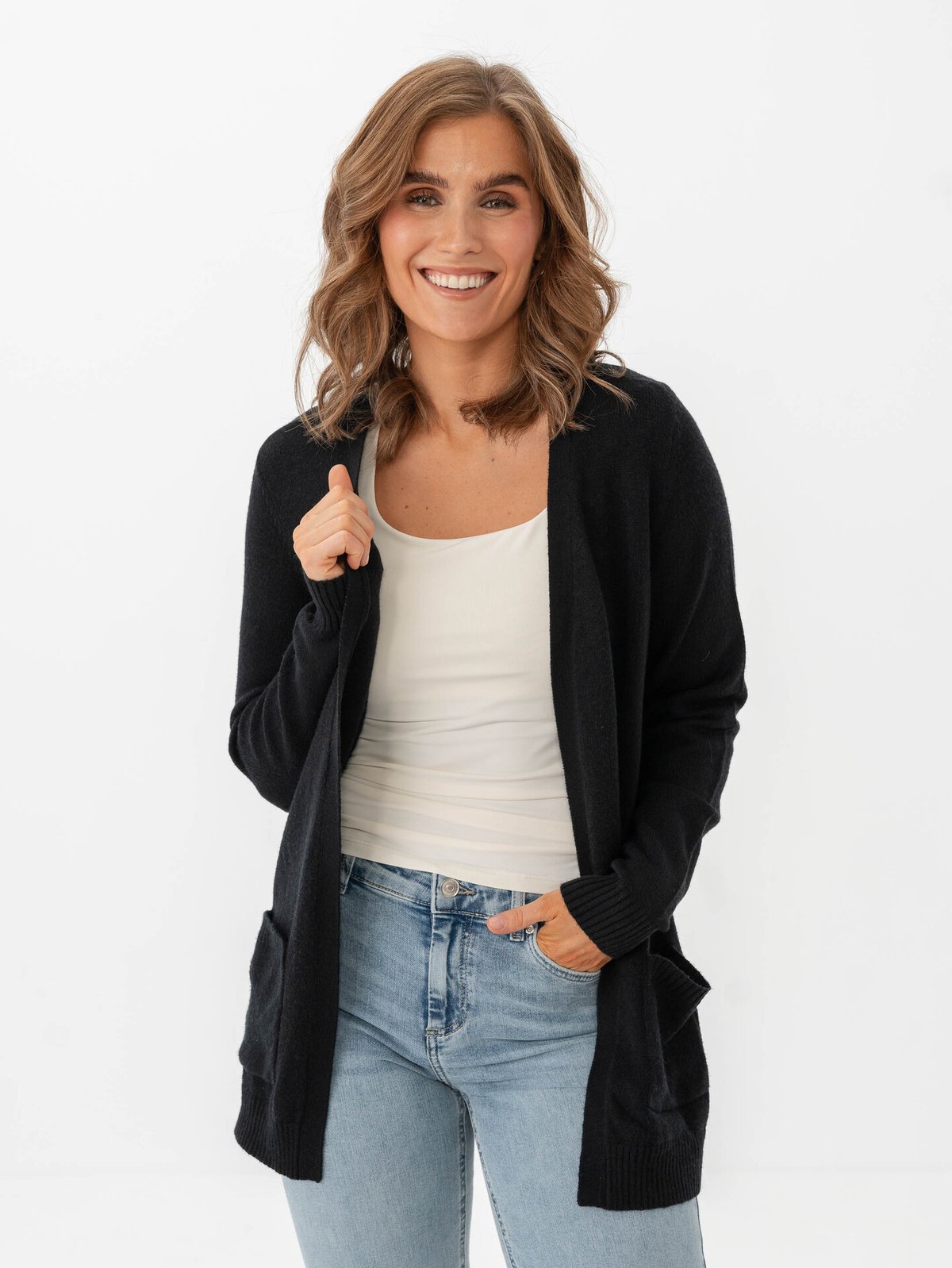 B.YOUNG Morla Long Cardigan Black