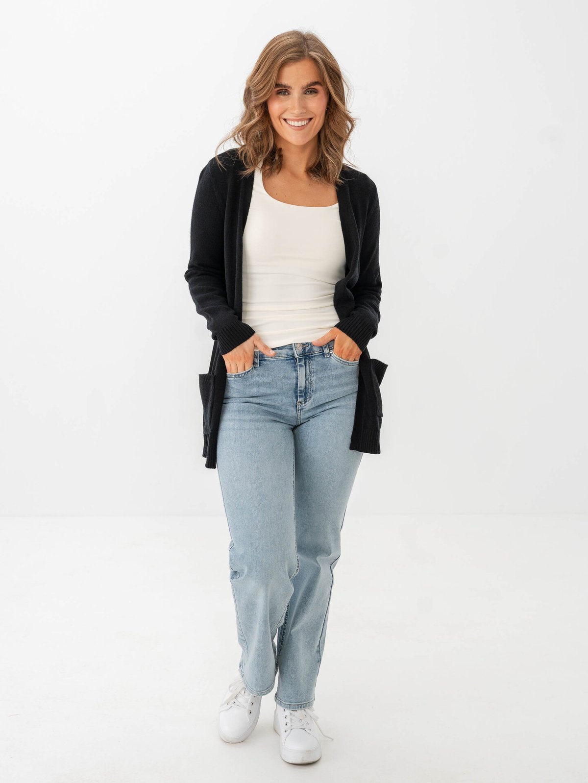 B.YOUNG Morla Long Cardigan Black
