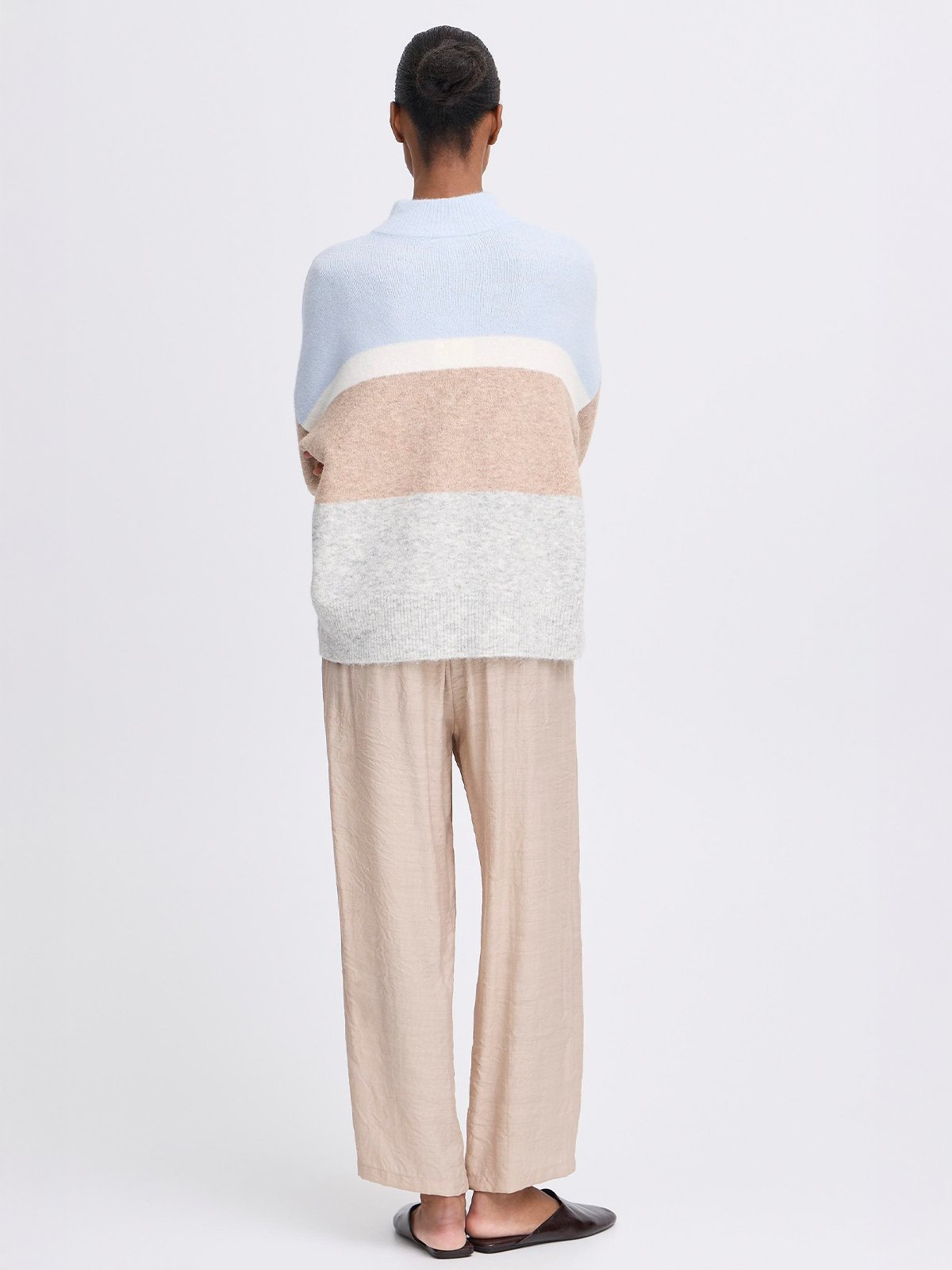 B.YOUNG Omea Striped Jumper 2 Angell Falls Mix