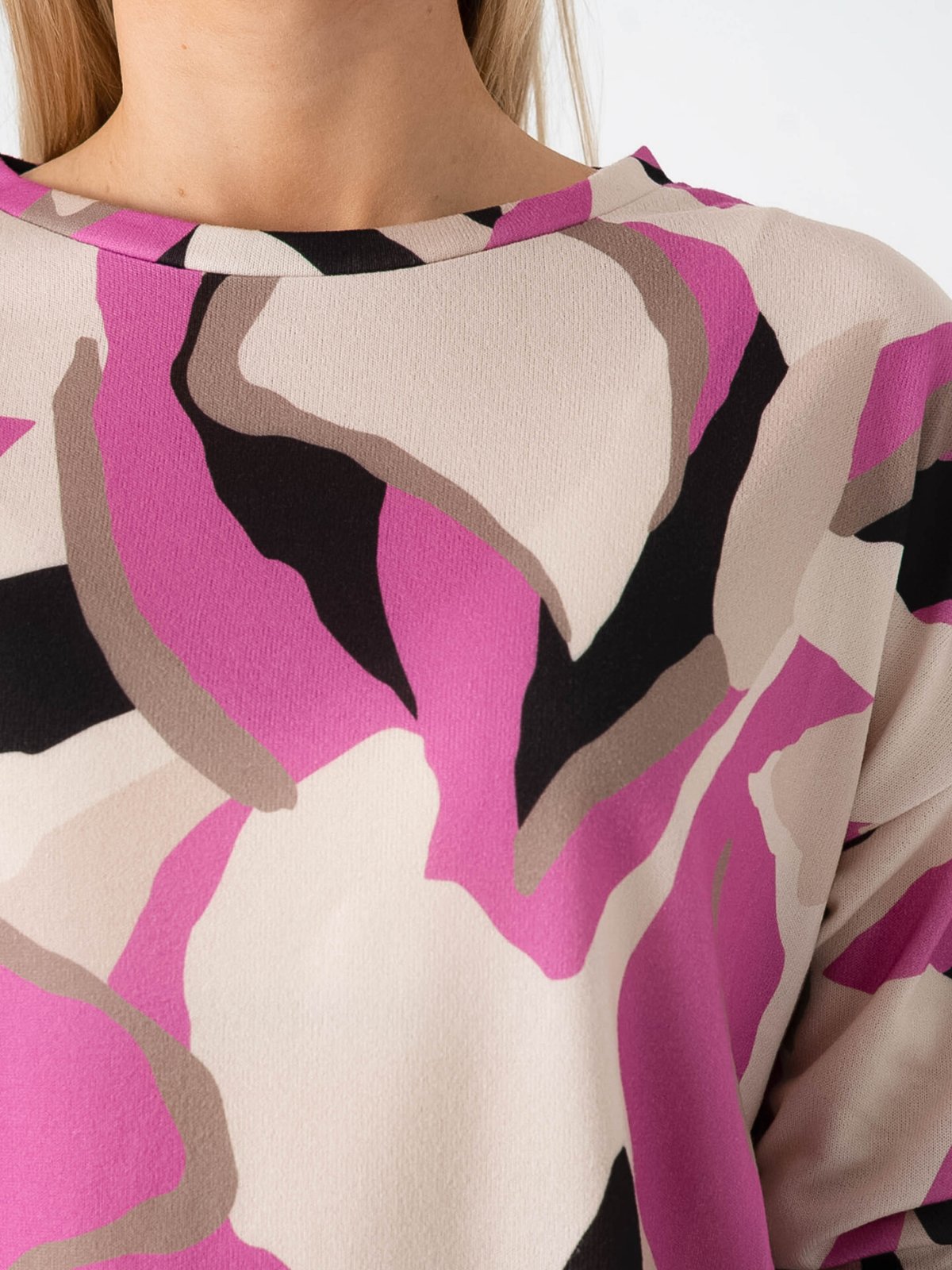 B.YOUNG Pieta All Over Print Top Philox Pink