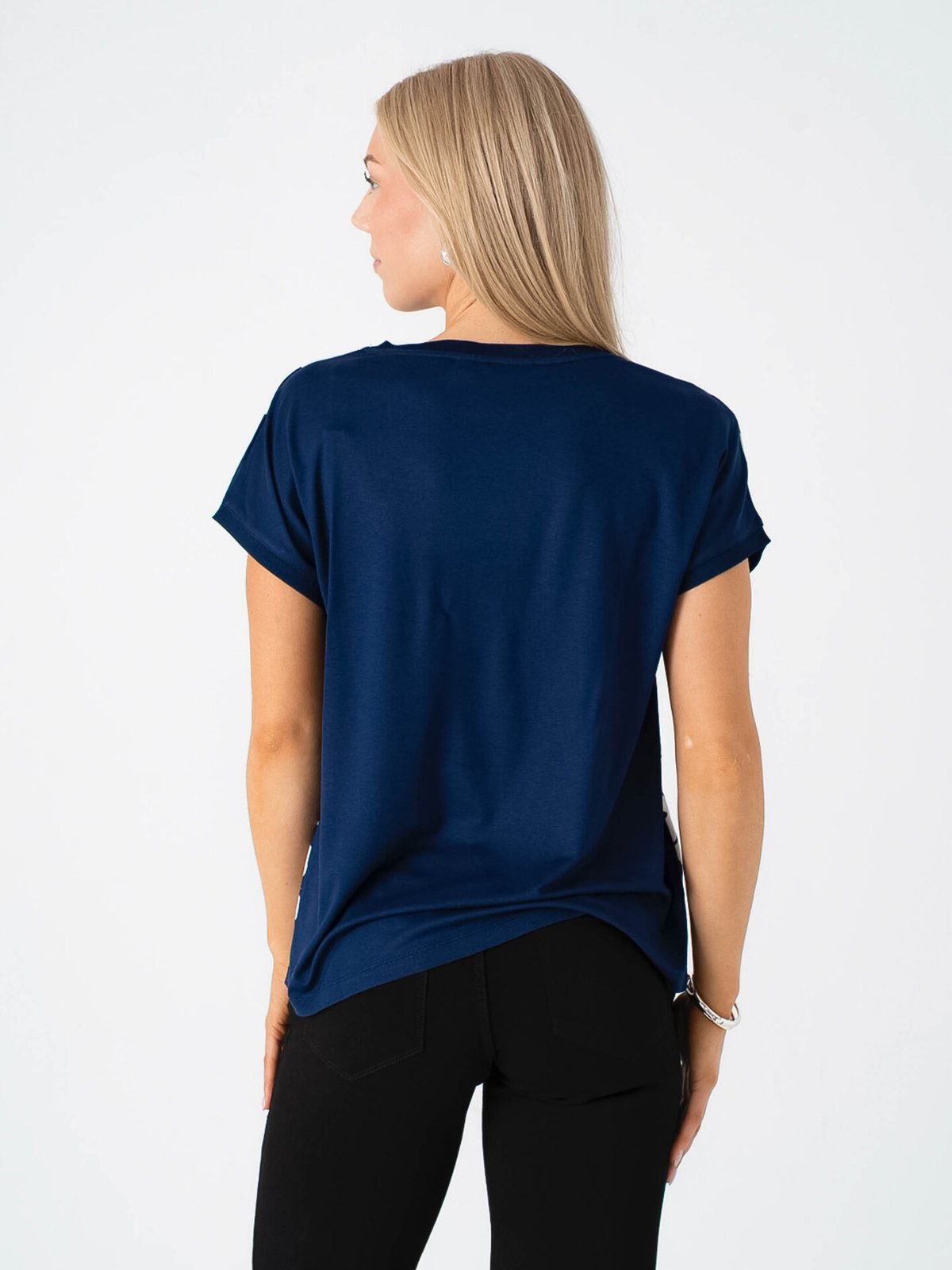 B.YOUNG Panya Tee Medieval Blue Swirls