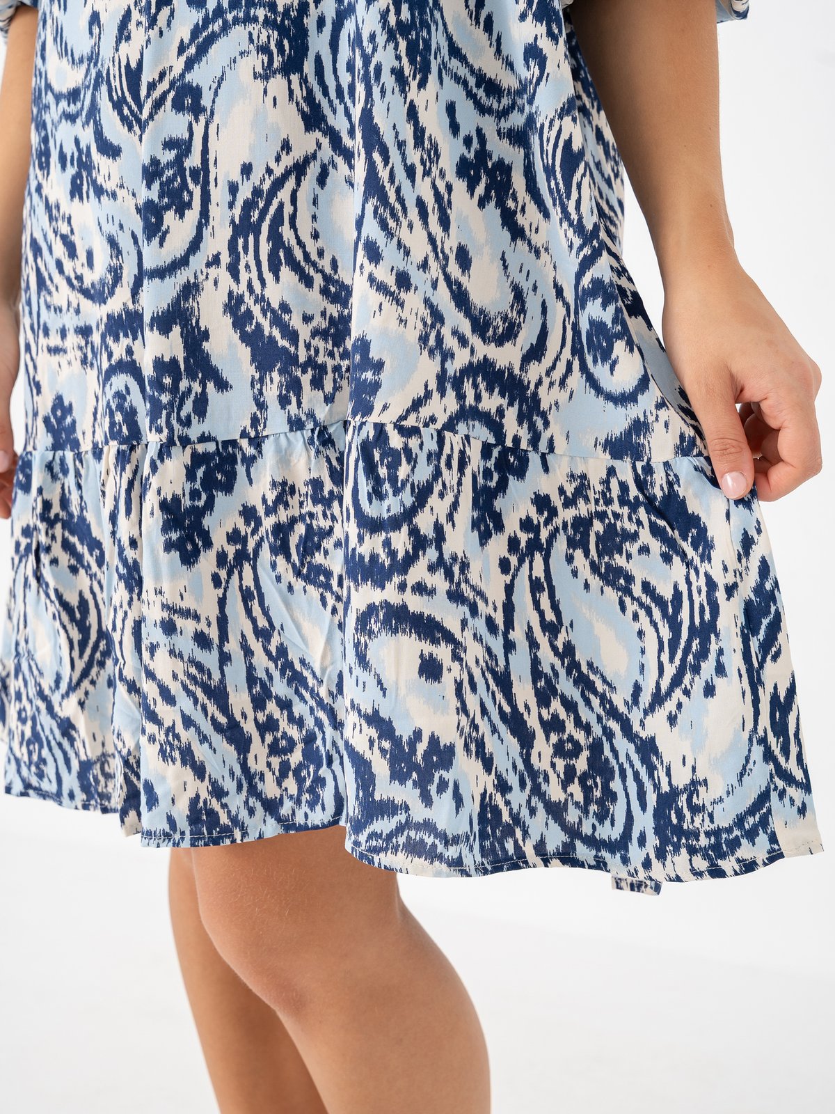 B.YOUNG Mjoella Tunic Dress Blue Paisley