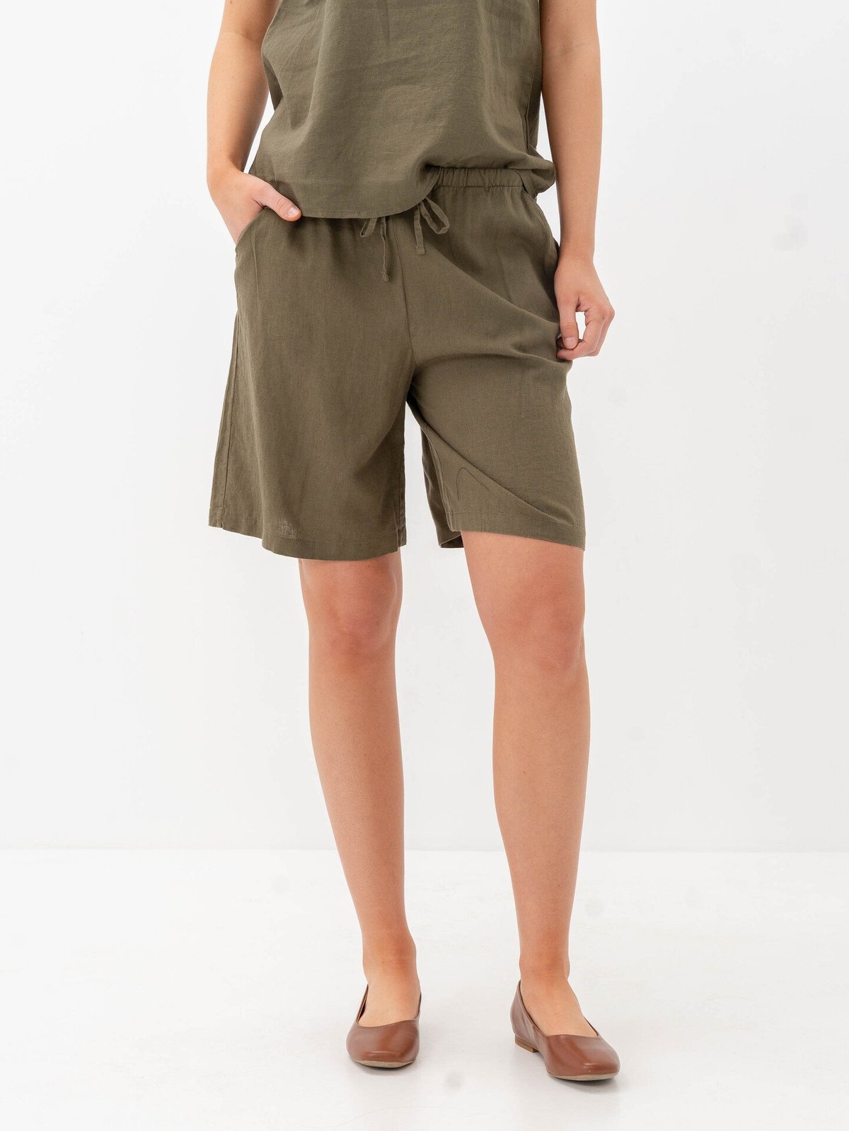 B.YOUNG Falakka Long Shorts Kalamata