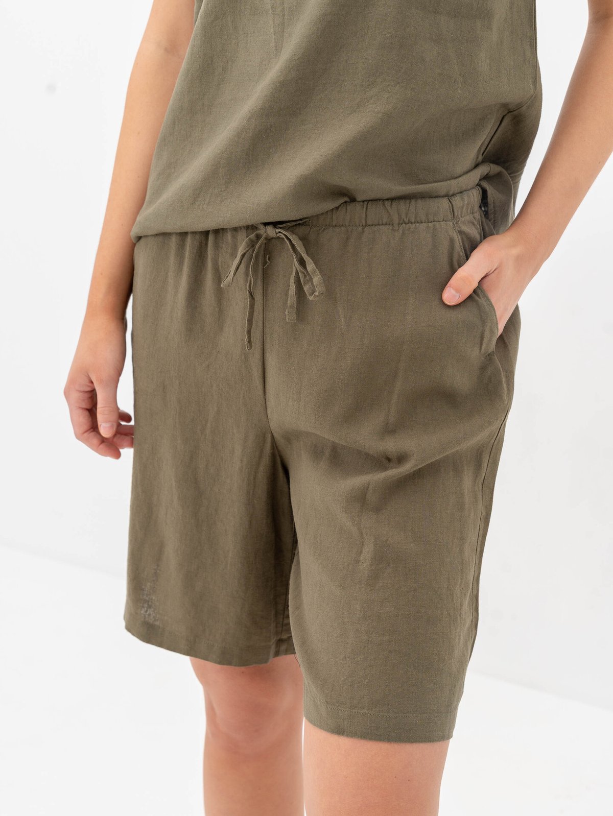 B.YOUNG Falakka Long Shorts Kalamata