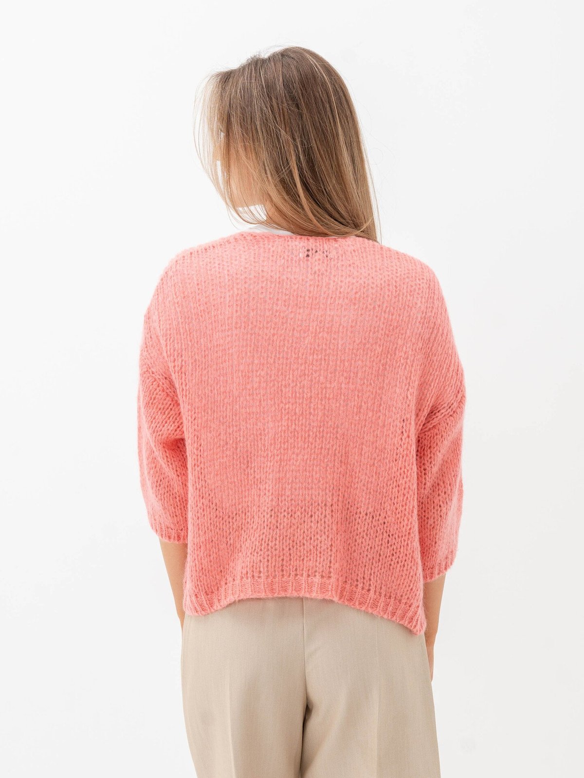 B.YOUNG Nonax Cardigan 2 Knit1 Desert Rose Melange