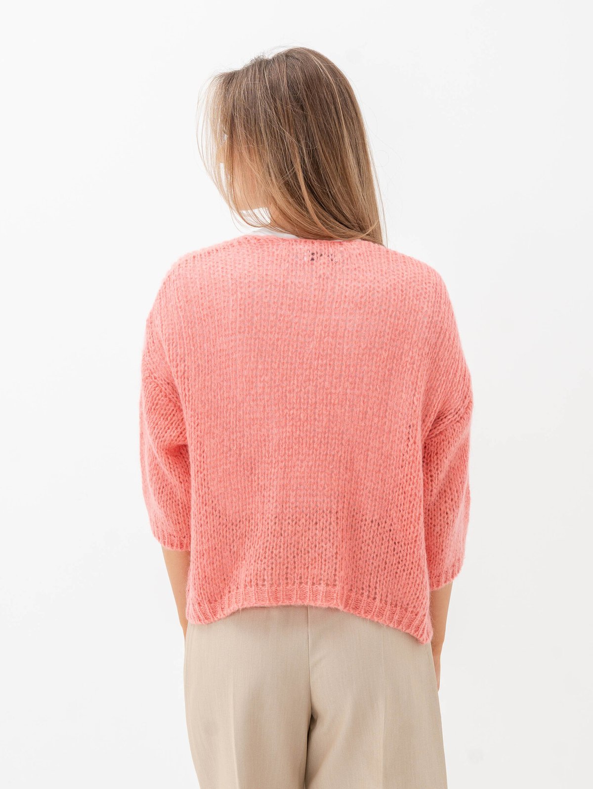 B.YOUNG Nonax Cardigan 2 Knit1 Desert Rose Melange