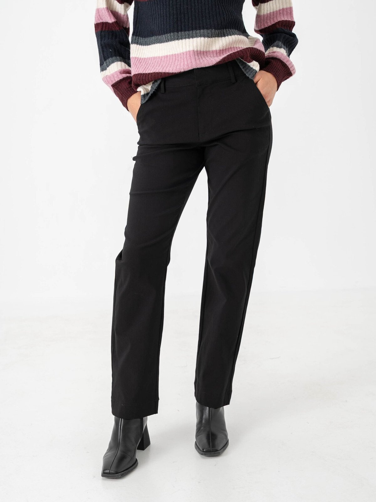 B.YOUNG Dixi Straight Pants Black