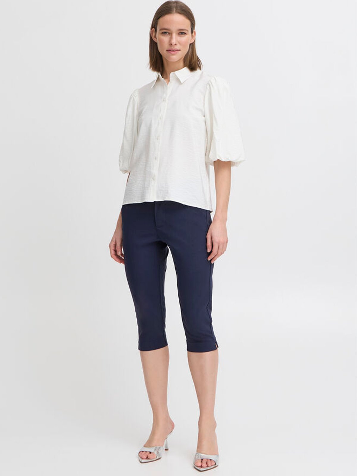 B.YOUNG Dixi Capri Pants Copenhagen Night