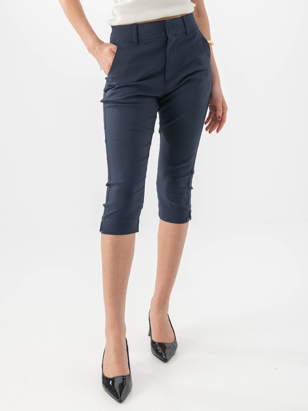 B.YOUNG Dixi Capri Pants Copenhagen Night