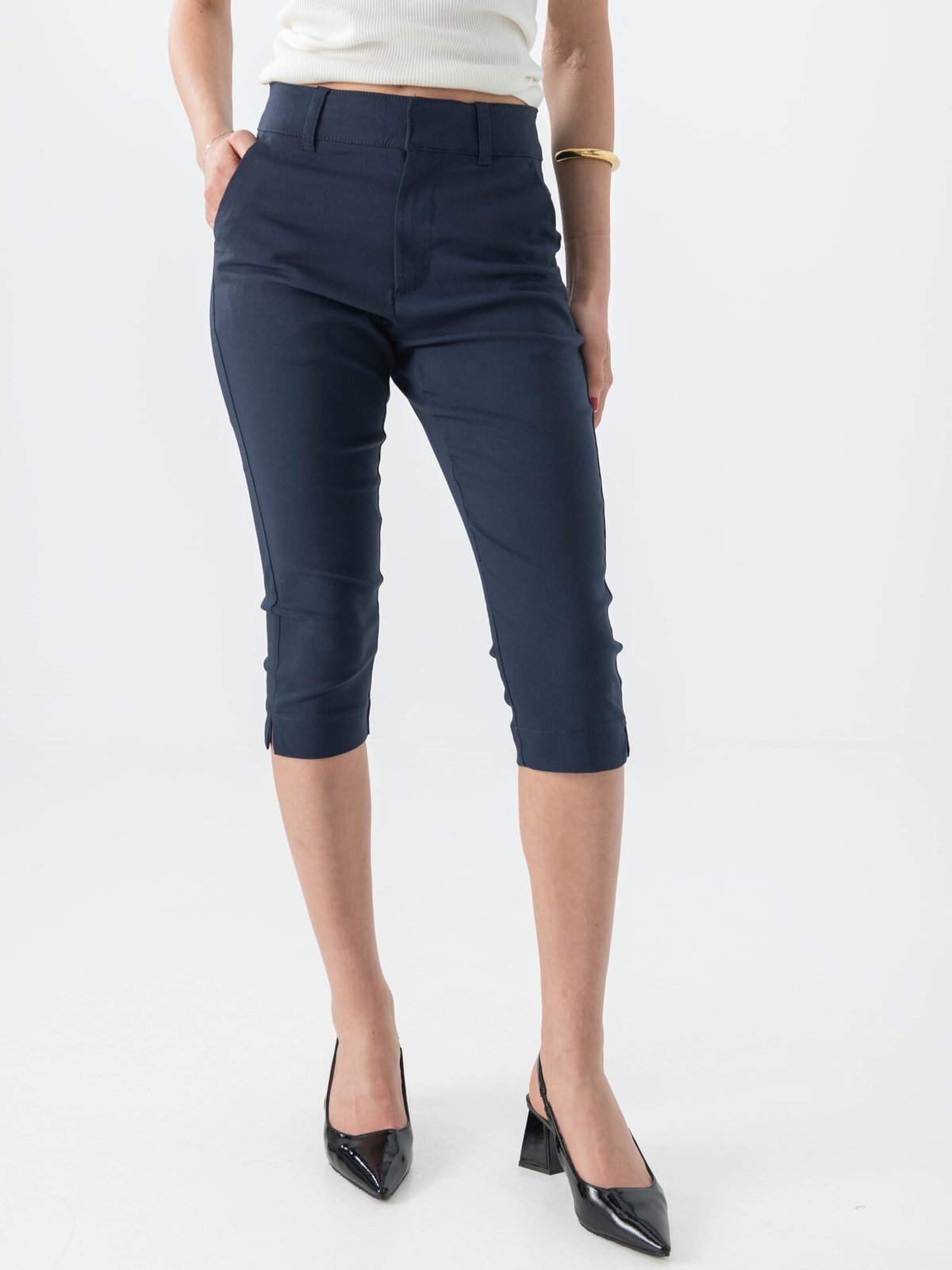 B.YOUNG Dixi Capri Pants Copenhagen Night