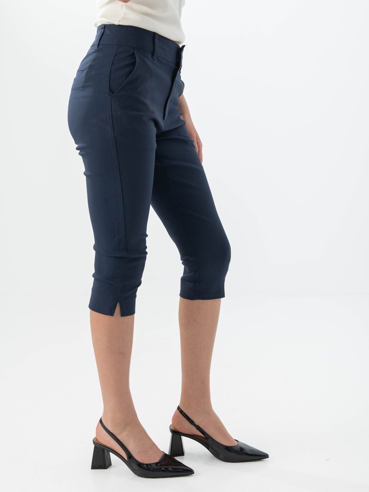 B.YOUNG Dixi Capri Pants Copenhagen Night