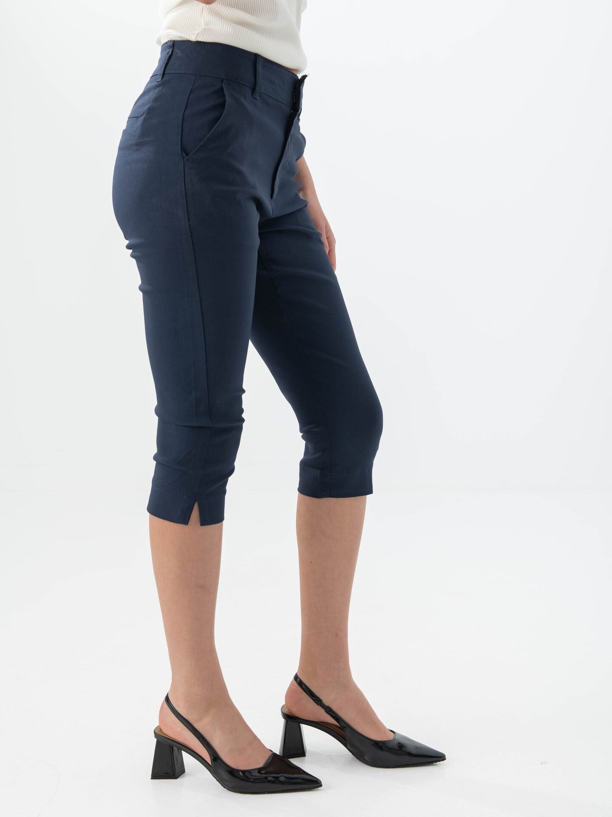 B.YOUNG Dixi Capri Pants Copenhagen Night