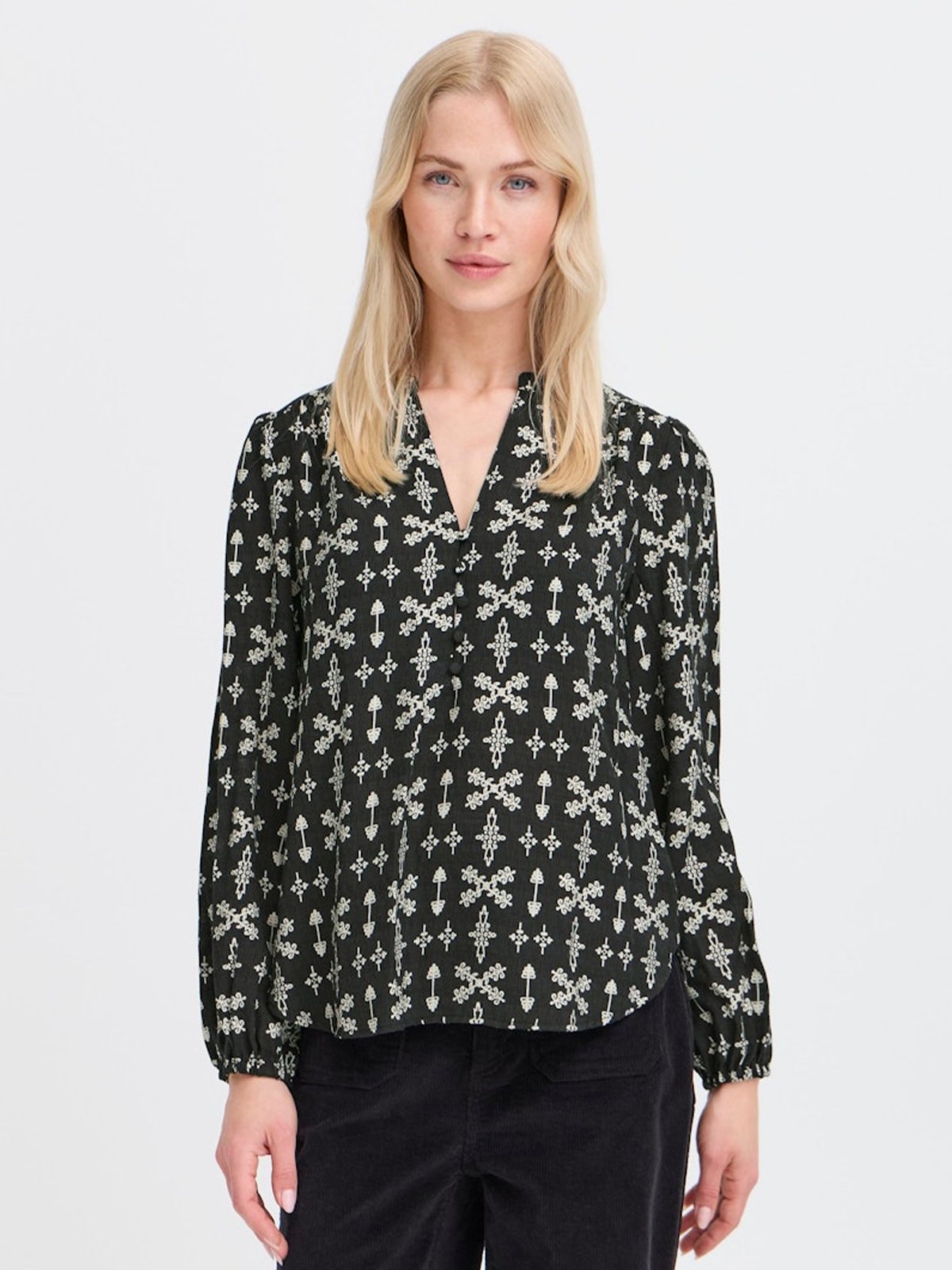 B.YOUNG Igava Blouse Meteorite Western