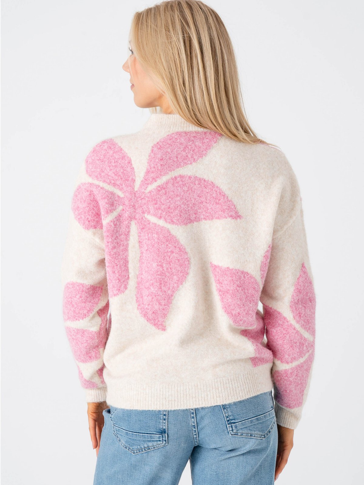 B.YOUNG Omea Flower Jumper Phlox Pink Flower